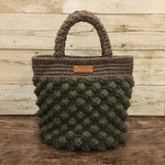 *+.ほっこり冬素材.+*  ぽこぽこバイカラーM  K×B