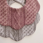 全24種 裏地が選べる𖤣𖥧𖥣｡ニット柄ふわっふわリバーシブルもくもくスタイ