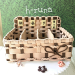 薬箱　ムースピンククロス🎀チョコリボン　（特別セットお薬袋28袋付き）（1日）