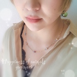 【allサージカルステンレス✧アレルギー対応✧】アシメネックレス♡個性的♡トレンドのニュアンスカラー(*//∇//*)