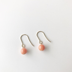 優しいピンク＊珊瑚＊ピアス＊再販