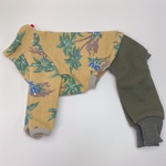 イタグレ服S スウェット ヴィンテージハワイアン ロンパース 犬服