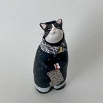 星に願いを　猫　見上げる