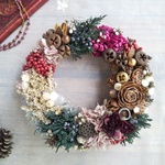 ＜１点もの＞Pleine lune＜ nature＞＊フルムーン＊プリザーブドフラワー＊お花＊ギフト＊結婚祝い＊新築祝い＊お誕生日祝い＊ウェディング＊秋冬