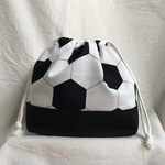 お弁当袋　サッカー　二段弁当箱対応
