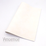 フェイクレザーフェルト A4（ White / Stone wash ）