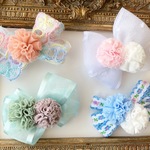 【お選びください1点♡】ベビーキッズクリップ♡バッグに付けても♡プチギフト⭐️上品♡ポンポン♡クリップ1点