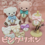 ハニーベア リボンスタイ ピンク