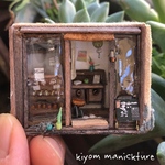 ジャム屋さんJamo/小さいおうちマッチ箱/miniドールハウスオブジェ/-258【kiyom】