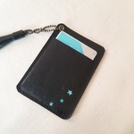 本革　パスケース　ブラック