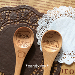 ふくろうとおうち　　*candypop*木製スプーン