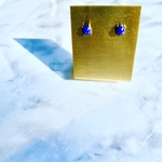 極小　ラピスラズリピアス