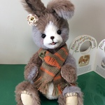 ♪　mamubear　アルパカ生地のウサギちゃん　♪