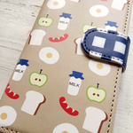 「ブレイクファースト」　手帳型デザインケース