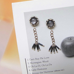 2waボタンピアス Blue #28