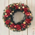 クリスマスリースmini B(12cm)