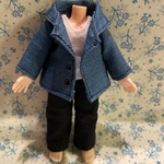 デニム ジャケット オビツ１１服 ねんどろいどどーる