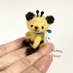 ミニチュア モールアート ミツバチ くま テディベア モールベア Tamubear
