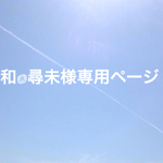 和@尋未様専用オーダーページ