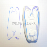 シロクマゴロゴロはんこ