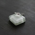 モルガナイト　レースCZリング　SILVER925