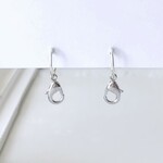 〈痛くない〉面白い☆カニカン×シルバーリングイヤリング･フェイクピアス・イヤークリップ(両耳用)(手で調節可能)  管理No.1461