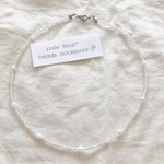 パールビーズネックレス・＊4mmパール