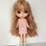 セット・りか★ネオブライス服＊シャーベットピンクのアンサンブル（3点セット）