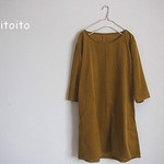 シンプルワンピース　Ｃ＆Ｓフレンチコーデュロイ　マスタード Ｍ