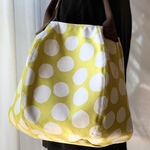 【受注生産】コロンとした形が可愛い　北欧柄　トートバッグ