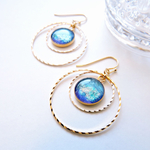宇宙（そら）の雫ピアス&イヤリング【ゴールド】