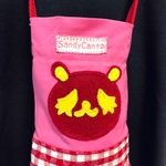 ハイキング行った時用に携帯＆小物入れキルティングポシェットdeフェルトパンダ