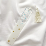 【冬デザイン】Snowflake ❄️ しおり レジン ブックマーク