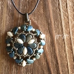 【新書＊数量限定】beads necklace - paisley wash denim