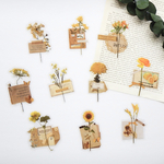 海外フレークシール　collage flowers #1　30枚