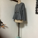 ウール混ペプラムジャケット💕