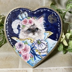 rさまご予約品　猫ちゃんのハートのプラーク☆
