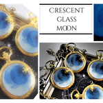 NEW Crescent glass moon