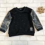 100*SWEAT　SHIRT(星×デニムスプラッシュ黒）