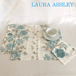 LAURA ASHLEY ランチョンマット・コースター4点セット クラリッサ ブルー