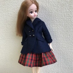 リカちゃん服(コート)