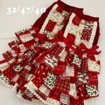 mako0108様専用ページ完成品犬服☆クリスマスワンピース🎄パッチワーク風
