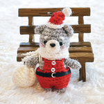 シュナウザーちゃんサンタキーホルダー(パンツ)🎅