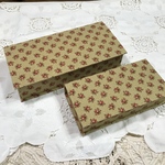 フリーボックス２個セット⭐︎カルトナージュ　整理箱