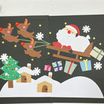 クリスマス　壁面飾り