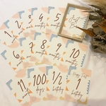 マンスリーカード　マンスリーフォト　月齢カード　おしゃれ