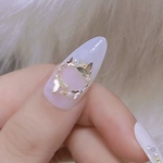 バラ売りOK🦋No.B178、蝶、ゴールド、2個組、300円