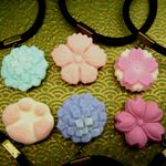 和菓子なヘアゴムorピアス