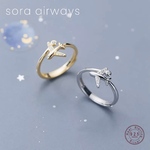 再入荷♡【ﾛｰｽﾞｺﾞｰﾙﾄﾞ/ ｼﾙﾊﾞｰ/ ｺﾞｰﾙﾄﾞ】Sterling Silver925 純銀 飛行機リング
