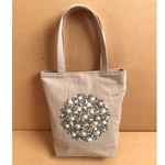 brotherbird様専用　マーガレットサークル刺繍付きトートバッグ